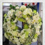 rosas, cartuchos, pompones